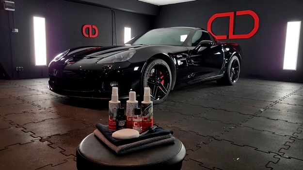 Traitement ceramic longue duree gtechniq detailing corvette