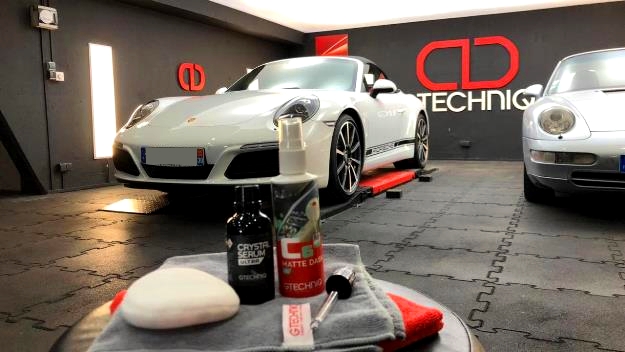 Detailing protection ceramique gtechniq porsche