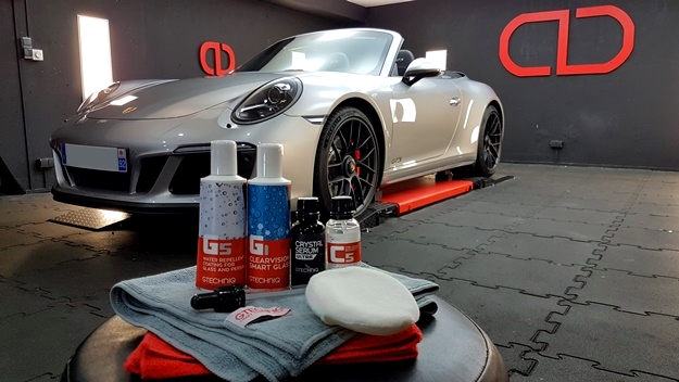  Porsche traitement céramique crystal serum ultra la meilleur protection carrosserie
