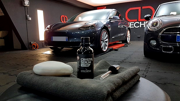 Detailing and CSU protection on a Tesla Model 3
