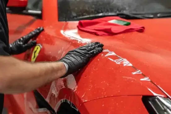 Ferrari Paint Protection Film Wrapping